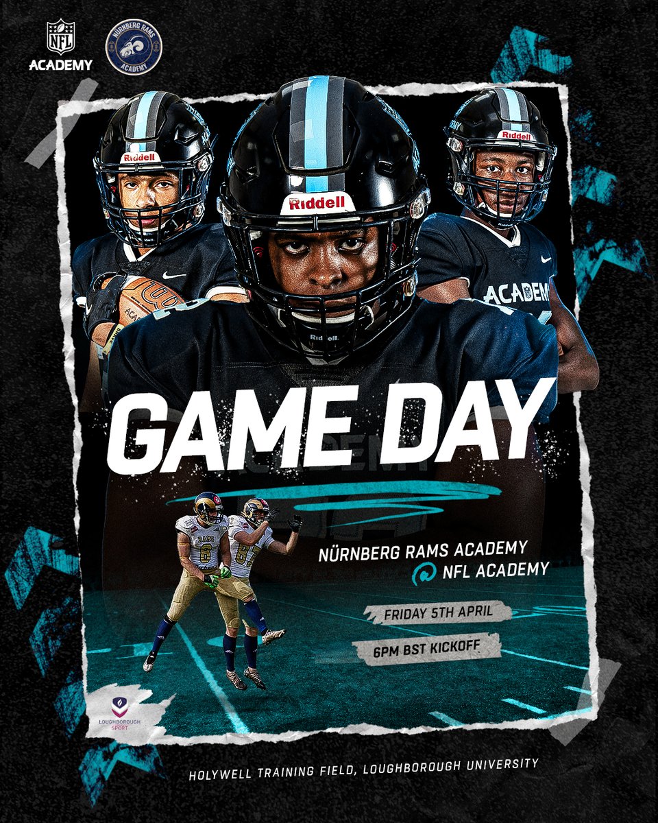 NFL Academy (@nflacademy) on Twitter photo Time to go to work!
🏈 #NFLAcademy vs <a href="/RamsAcademy/">Nürnberg Rams Academy</a>
⏰ 6PM BST kick-off
📌 <a href="/LboroSport/">Loughborough Sport</a>
📺 Watch live today from 17:50: youtube.com/watch?v=TPbPU3… Time to go to work!
🏈 #NFLAcademy vs <a href="/RamsAcademy/">Nürnberg Rams Academy</a>
⏰ 6PM BST kick-off
📌 <a href="/LboroSport/">Loughborough Sport</a>
📺 Watch live today from 17:50: youtube.com/watch?v=TPbPU3…