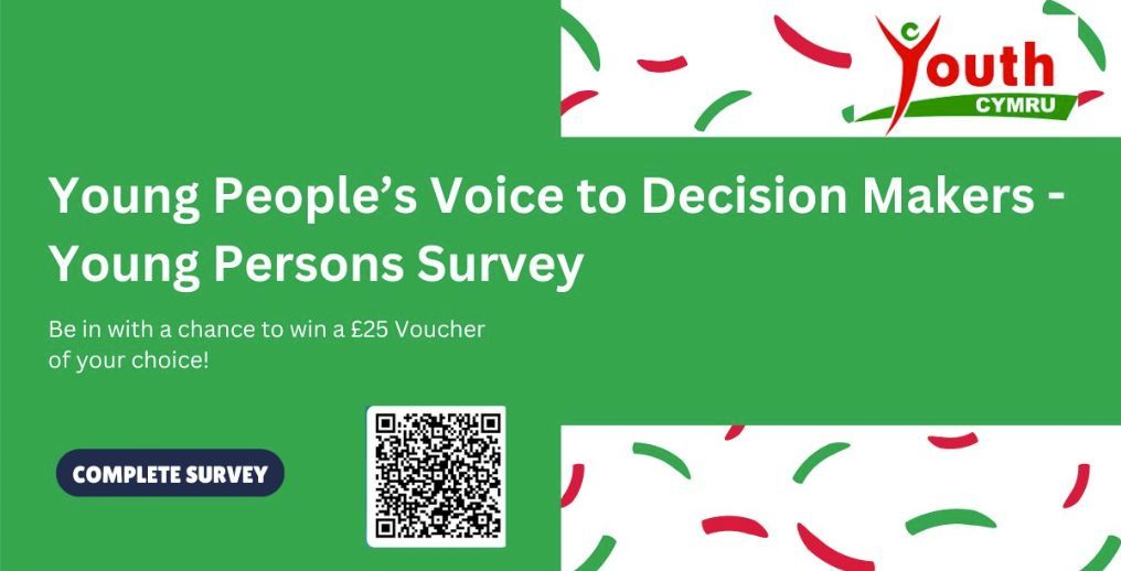 Have your say! Aged 11-25? This anonymous #survey wants to know how you share your voice with decision-makers. #Wales seeks to ensure young people are central to decision-making processes. 🥳 It takes no more than 7mins & includes prize draw! buff.ly/4bMBxaK