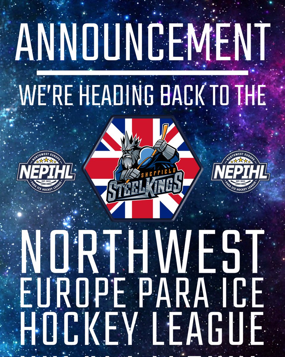 WE'RE HEADING BACK TO THE NEPIHL 👑 In case you missed our news earlier this week, your Sheffield Steelkings are heading back to the @NEPIHLofficial! facebook.com/10006361274246… #HailToTheKings 👑 #SheffieldSteelkings #ParaIceHockey #GrowingTheGame #HockeyIsForEveryone #NEPIHL