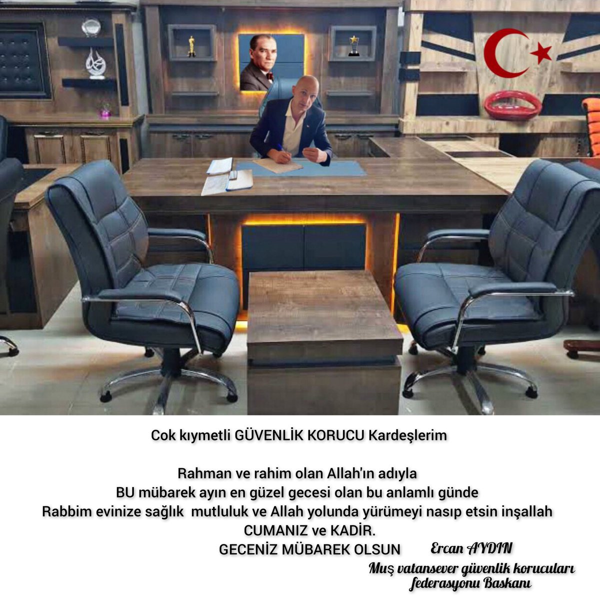 Ercn2549's tweet photo. Kahraman güvenlik korucuları.
Rahman ve rahim olan Allah'ın adıyla 
BU mübarek ayın en güzel gecesi olan bu anlamlı günde 
Rabbim evinize sağlık  mutluluk ve Allah yolunda yürümeyi nasıp etsin inşallah 
       CUMANIZ ve KADİR.  
      GECENİZ MÜBAREK OLSUN
#güvenlikkorucuları https://t.co/OgBq2wtCKi