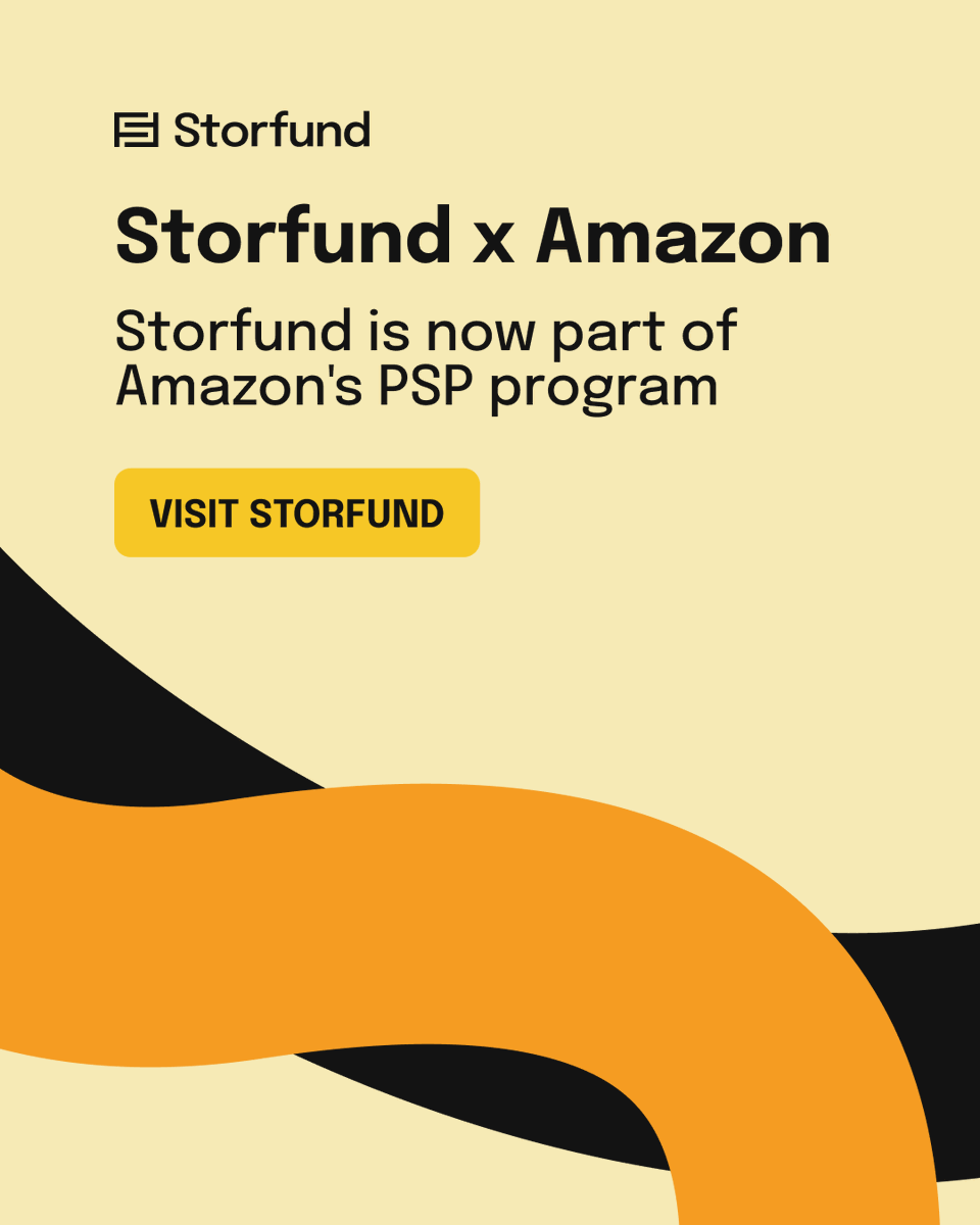 We are delighted to announce that Storfund is now a participant in Amazon’s Payment Service Provider Program (PSPP)! 
This milestone marks a significant advancement in our commitment to providing increased safety and trust for our sellers. 
#ecommerce #cashflow #amazonpspp