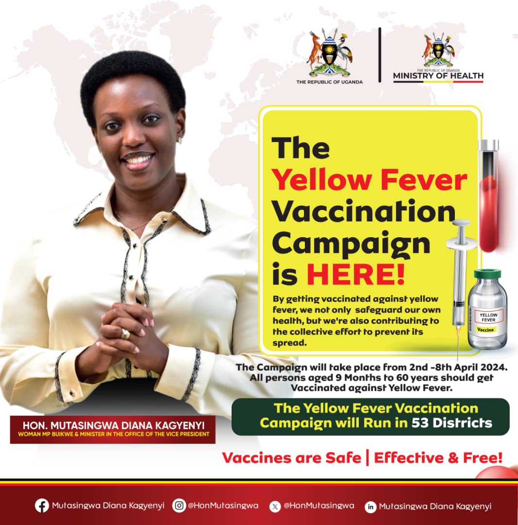 Go get the Yellow Fever Vaccine!