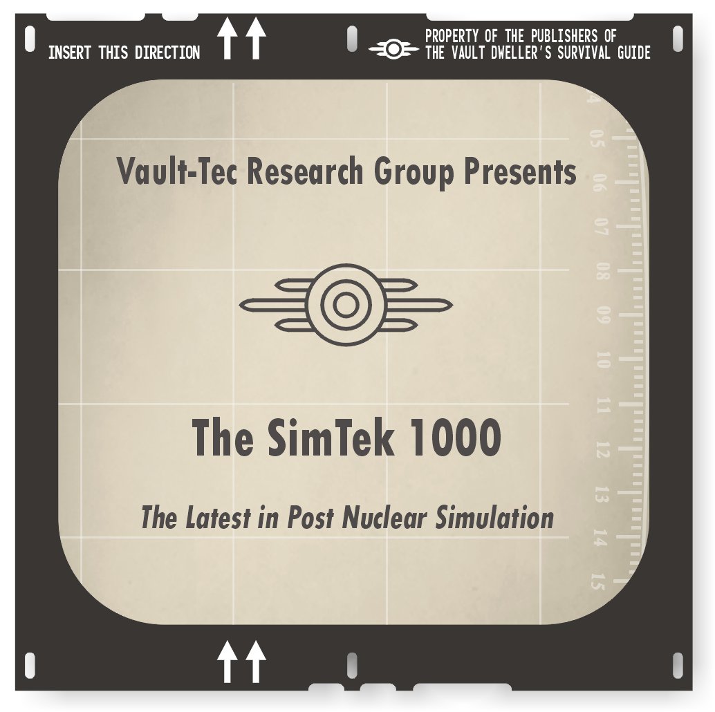 Hello, Vault Dwellers! As you venture out from Vault 67 unto the wasteland that is the surface, be sure to equip yourself with a SimTek 1000, it's a survival essential. #fallout #fallout3 #fallout4 #fallout76 #falloutonprime #vault67 #vault67depot @amazonstudios @falloutonprime