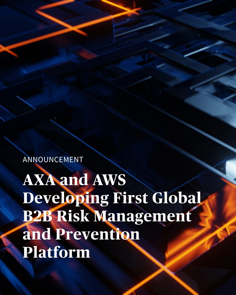 We have partnered with @awscloud to launch the world's first B2B risk management platform, the Digital Commercial Platform (DCP), along with innovative software services. Read the announcement 👇🏽 axa.com/en/news/axa-an…