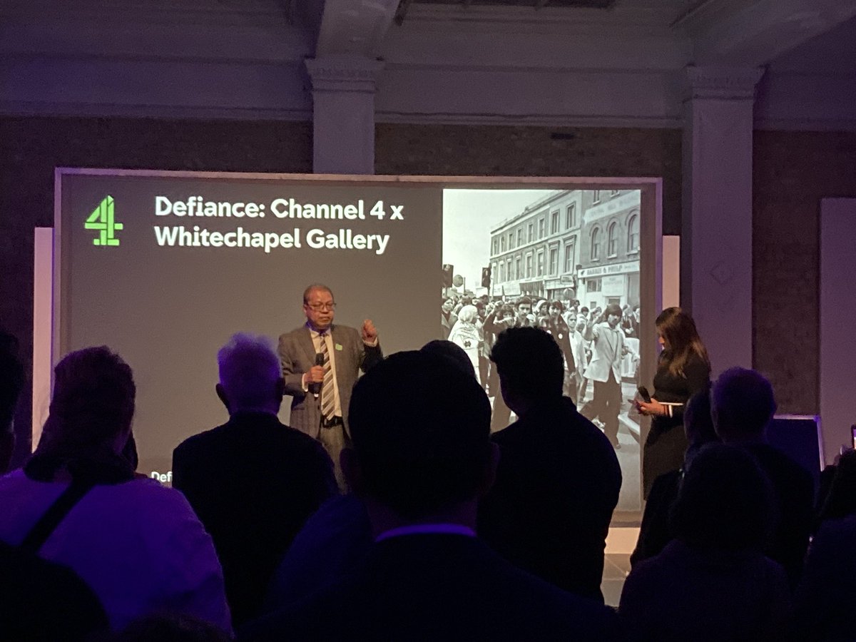 Had the honour last night of being invited to the launch of #Defiance @Chann4, and now excited to tune in on Monday to hear the stories of the historical and continuing South Asian fight against racism in the UK.