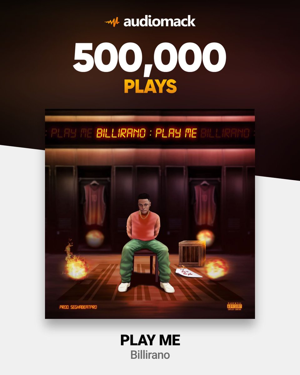 I appreciate this #billivers we hit 500k streams on audiomack ,thanks for doing this with me…… 1m way ✝️❤️