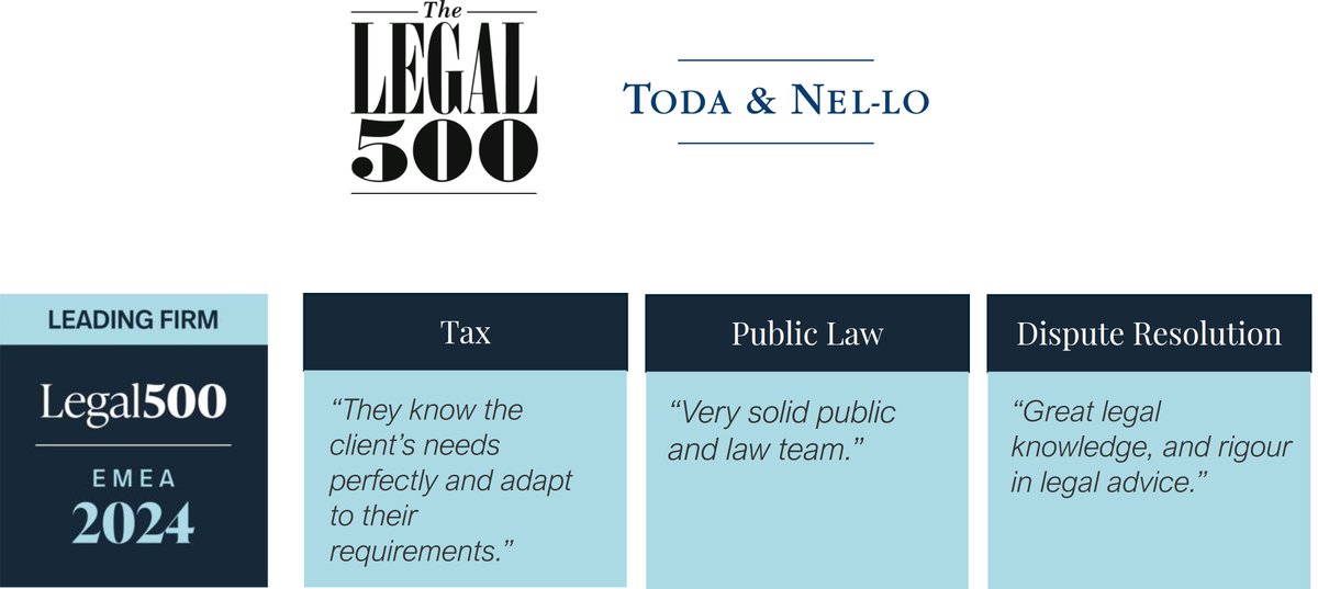 Un año más, <a href="/thelegal500/">The Legal 500</a> nos ha reconocido entre los principales despachos de España para las prácticas de Derecho #Público, Derecho #Tributario y Derecho #Procesal.

¡Gracias a nuestros abogados por su trabajo y dedicación y a nuestros clientes por su colaboración!⭐