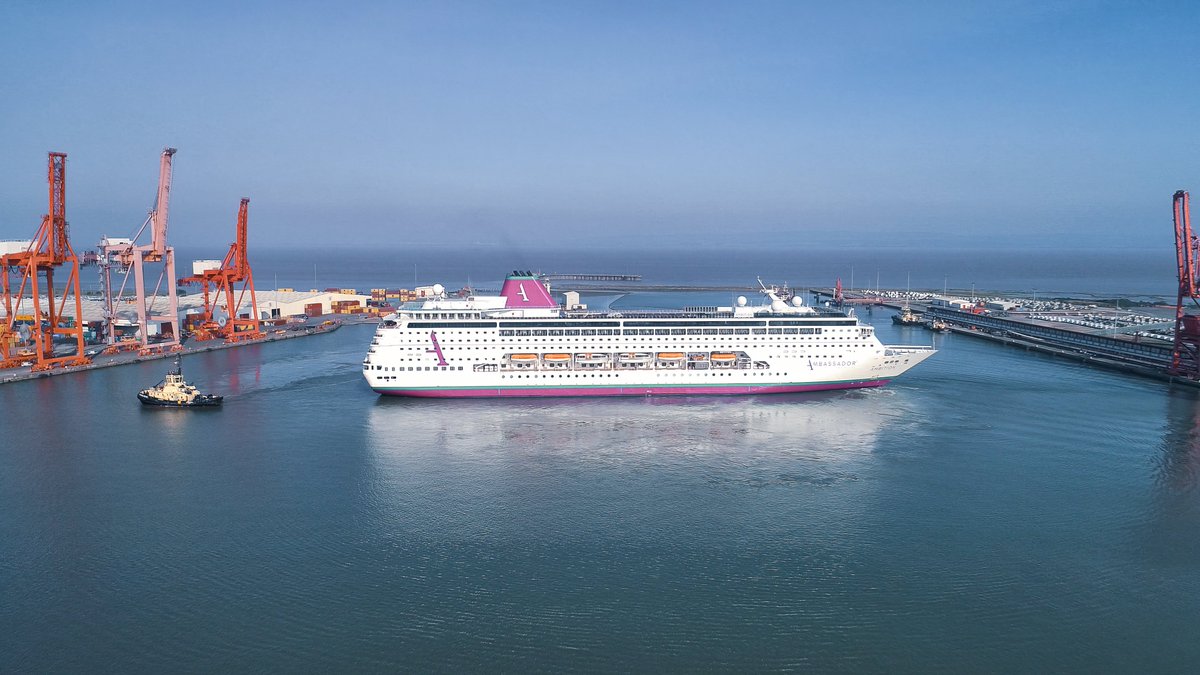 We are looking forward to welcoming Ambassador Cruise Line's vessel, 'Ambition,' returning to Royal Portbury Dock on April 13th for the start of their 2024 season of cruises through the Port! Read more: bristolport.co.uk/news/news/sett…