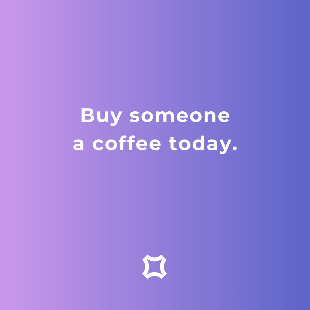 BetterWithDome's tweet photo. You have yet to contribute to #impact projects on our platform, but surely you can...

Buy someone a #coffee today.

Whether it's someone random in line at the coffee shop, or a friend or family member you last listened to a while ago. https://t.co/uet5FmQTpt