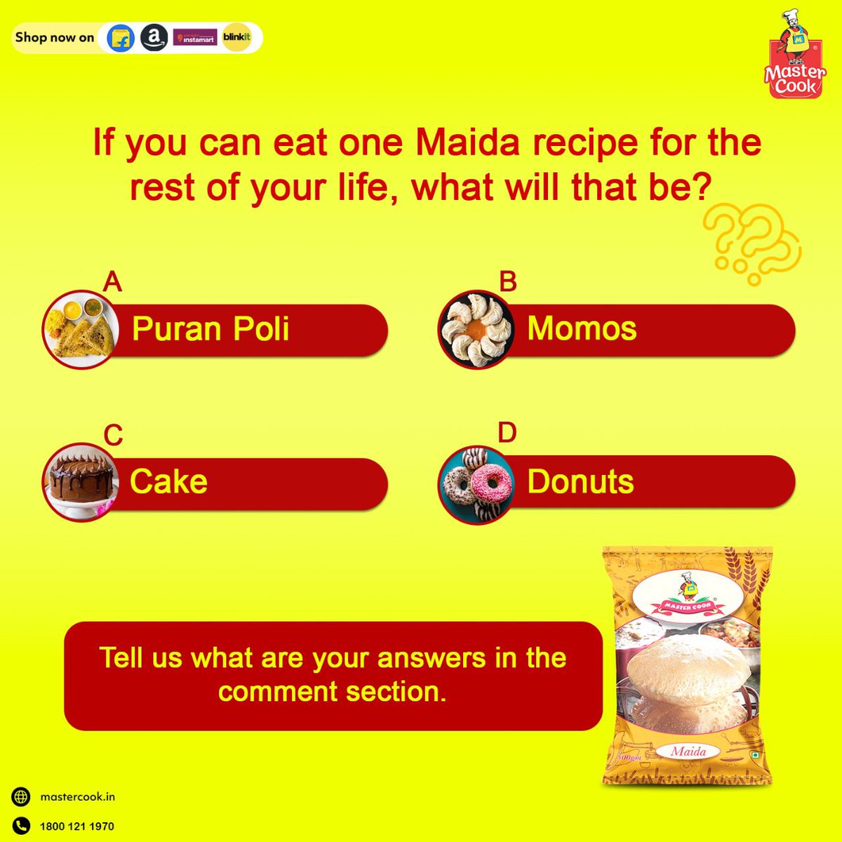 Mastercook_in's tweet photo. Which Maida Recipe will you pick?👀
Comment below your recipe which you can eat for the rest of your life!😋👇
#instagood #foodsafetyday #mastercook #food #instadaily #instagood #fbreels #fb #memelord
#karnataka #mastercook #foryoupagе https://t.co/SCrSTFVOoh