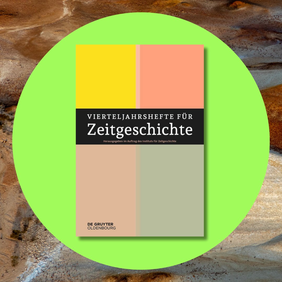 De Gruyter History ➡️ dgb-history.bsky.social (@dg_history) on Twitter photo #EarthDayDeGruyter #EarthDay24 🌿
Eva Oberloskamp (<a href="/Leibniz_IfZ/">Institut für Zeitgeschichte München−Berlin</a>) diskutiert in den #VfZ frühe Ideen einer ökologischen Modernisierung in der Bundesrepublik Deutschland.
👉🏽degruyter.com/document/doi/1…
cloud.newsletter.degruyter.com/EarthDay2024 #EarthDayDeGruyter #EarthDay24 🌿
Eva Oberloskamp (<a href="/Leibniz_IfZ/">Institut für Zeitgeschichte München−Berlin</a>) diskutiert in den #VfZ frühe Ideen einer ökologischen Modernisierung in der Bundesrepublik Deutschland.
👉🏽degruyter.com/document/doi/1…
cloud.newsletter.degruyter.com/EarthDay2024