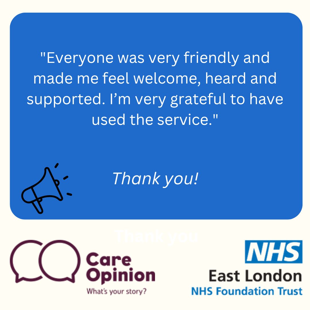 Shout out to the Long COVID team at Newham Community Health services this #FeedbackFriday! Thank you and a special thank you to the person who shared their story. Read the full story here: careopinion.org.uk/1152002