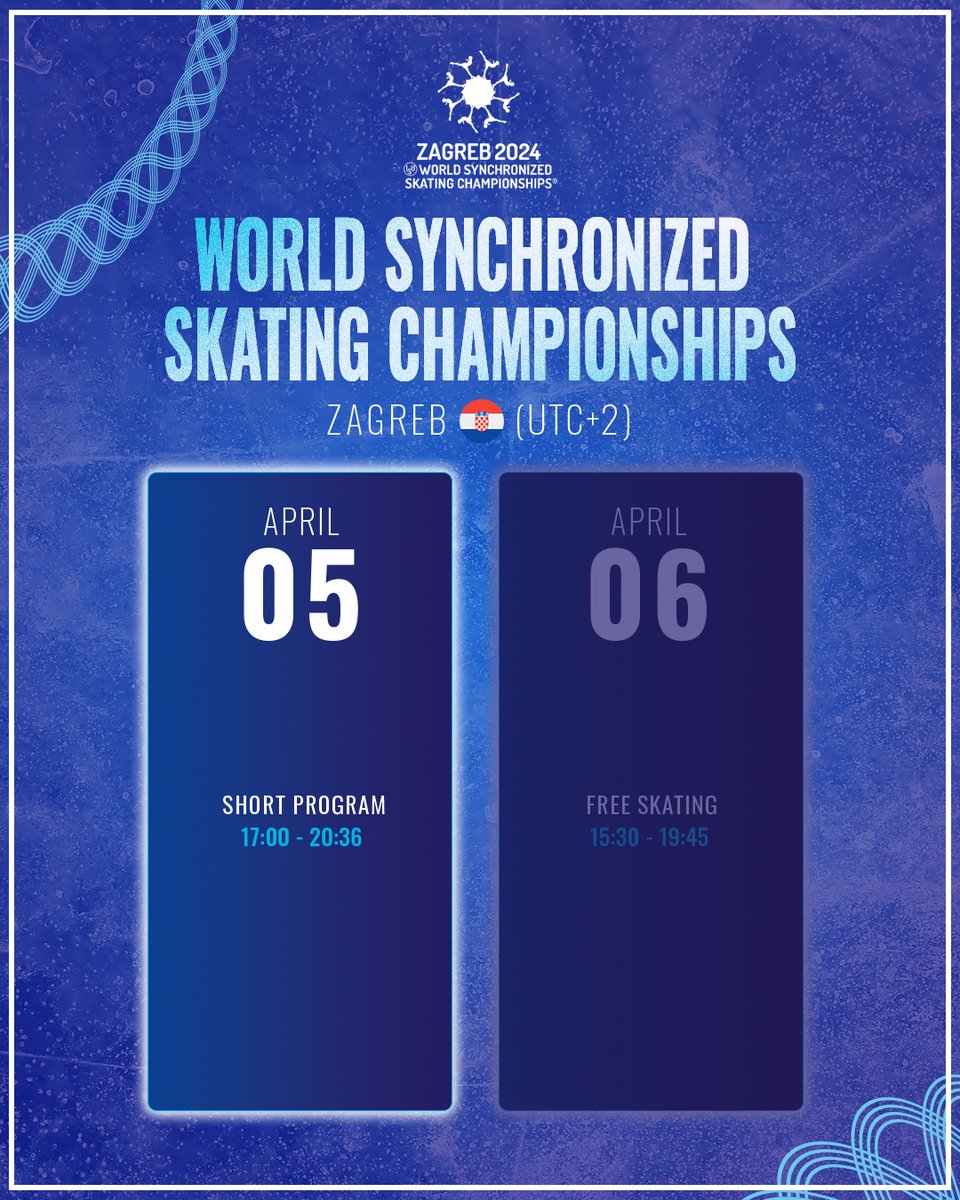 Take Your Marks, Get Set, Sync! ⛸️🌟 

It's Day 1 of #WorldSynchro, where precision meets passion on ice. Lace up and join us to support your favorite synchronized skating teams as they spin into the competition! ⛸️🎉 

Who will you be cheering on?👇 

#SynchroSkating