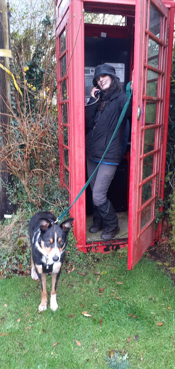 Found a phone box with a phone in it! Nice find on a lovely country walk in Crichton, Midlothian.