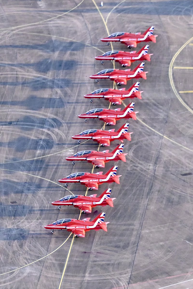 Aerotiques's tweet image. Seems appropriate for #wingfriday that, in their 60th anniversary year, our next @rafredarrows coffee table is underway.  It’s from the longest serving #BAeHawk XX227.  There’ll be some tailplane feature pieces along with more tags and desk stands too… aerotiques.co.uk/product-page/r…