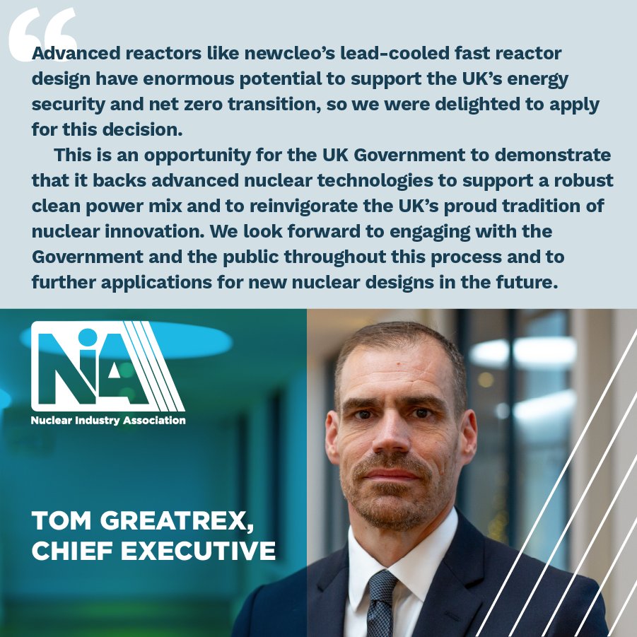 NEW: First ever advanced nuclear reactor submitted for justification in UK 🇬🇧

⚛️ We have applied for a justification decision on <a href="/newcleo/">sal</a>’s lead-cooled fast reactor design, the AS-200.

👉 We make the case that the benefits of clean, firm, flexible power from the reactor far