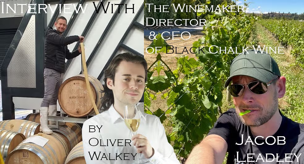 Interview With The Winemaker, Director &amp; CEO of Black Chalk Wine – Jacob Leadley by Oliver Walkey <a href="/RealEnglishWine/">Jacob Leadley</a> <a href="/BlackChalkWine/">Black Chalk</a>  
glassofbubbly.com/interview-with…