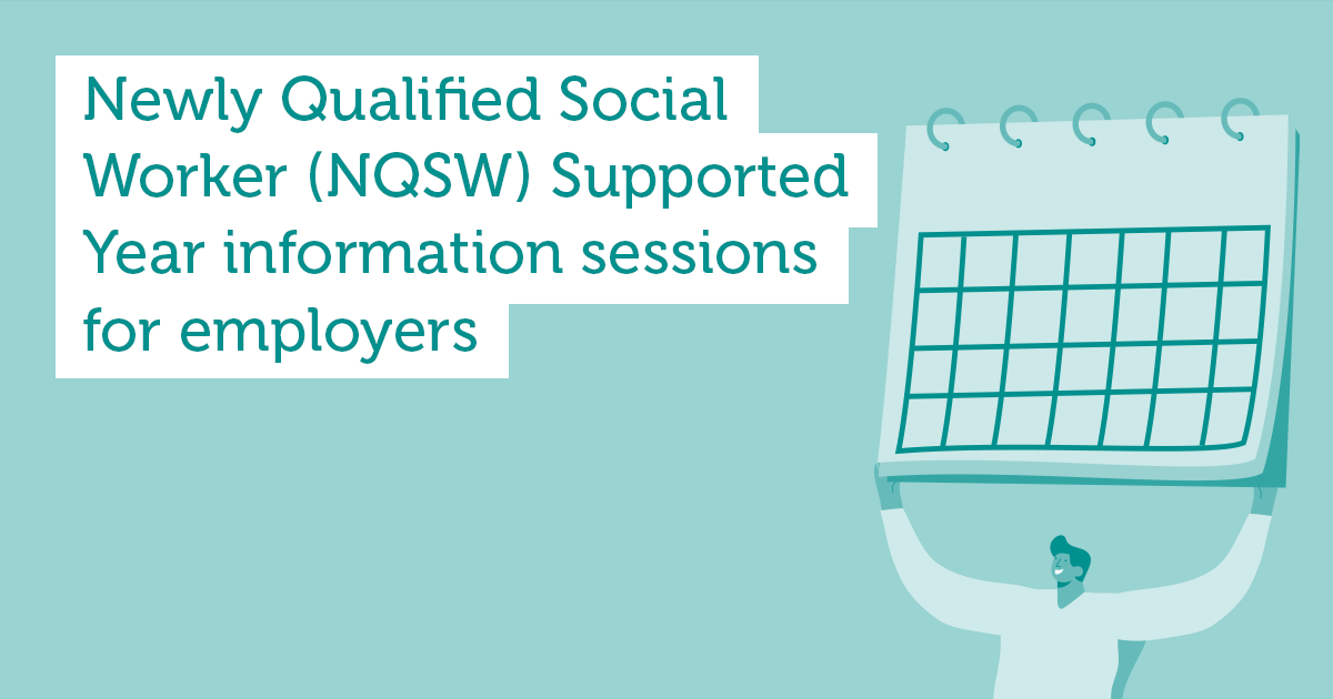 Are you a Newly Qualified Social Worker (NQSW) employer? Join us at one of our free online sessions to find out about what the mandatory NQSW Supported Year means for you. Find out more and book your place ➡️ ow.ly/KnaB50R36J6