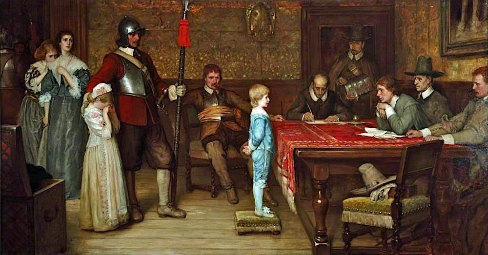 On “Where’s Daddy?” : A particular horror of civil or counter-insurgency warfare is the way in which it exploits and poisons family ties. Here is Yeames’ celebrated painting ‘And When Did You Last See Your Father?’ It depicts… 🧵