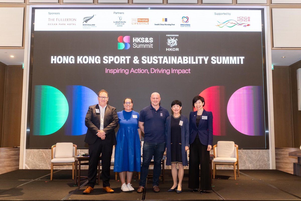 A privilege to be part of the inaugural Sports & Sustainability Summit hosted by @HongKongRugby and The Value of Sports Lunch in Hong Kong as the official charity partner of the @OfficialHK7s. With over 150 delegates from Hong Kong and around the world, the Summit brought…