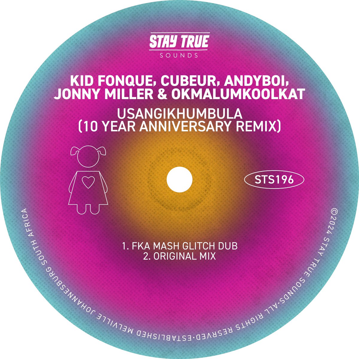 👧🏽🇿🇦 @RealFkaMash has gifted ‘Usangikhumbula’ by @KidFonque , @Cuebur, @AndyboiSA, @jonnymiller @ Okmalumkoolkat with a Glitch Dub for its 10 year anniversary and it’s OUT NOW!!!🏆✨ 👀 🔗👉🏼 staytruesounds.lnk.to/STS196B #deephouse #expensivemusic #staytruesounds
