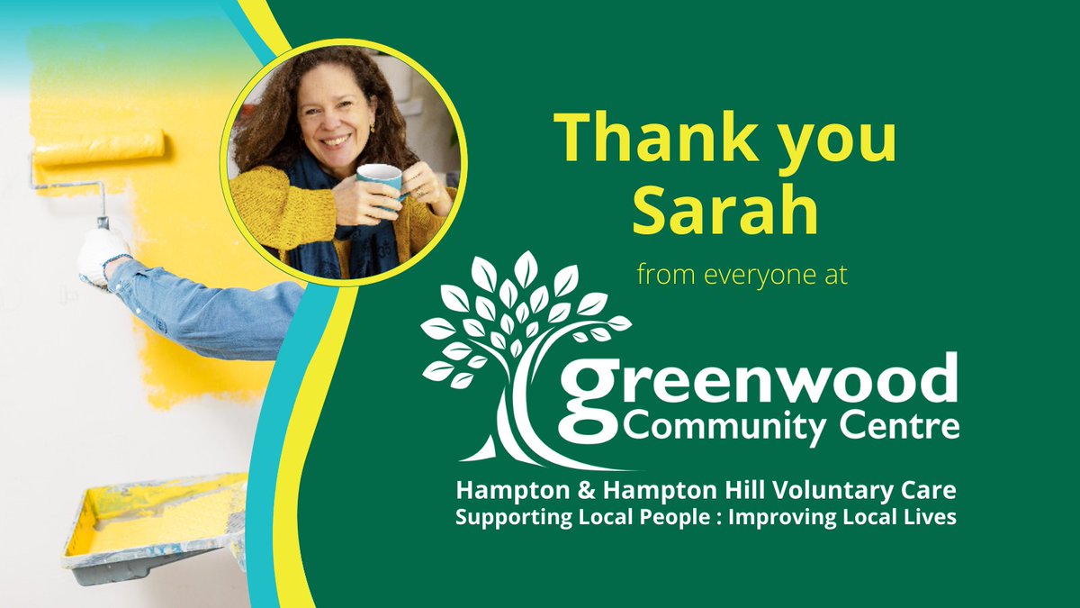 A big shout out to <a href="/sarahg_yoga/">Sarah Greenall Yoga</a> who came in yesterday and helped with painting the walls of the Stanton Hall to cover up the water damage. We hope to have the hall operational very soon. Looking forward to having everyone back #lifesavingvolunteer <a href="/LoveHamptonHill/">Love Hampton Hill</a> <a href="/RCVS_Richmond/">RichmondCVS</a>
