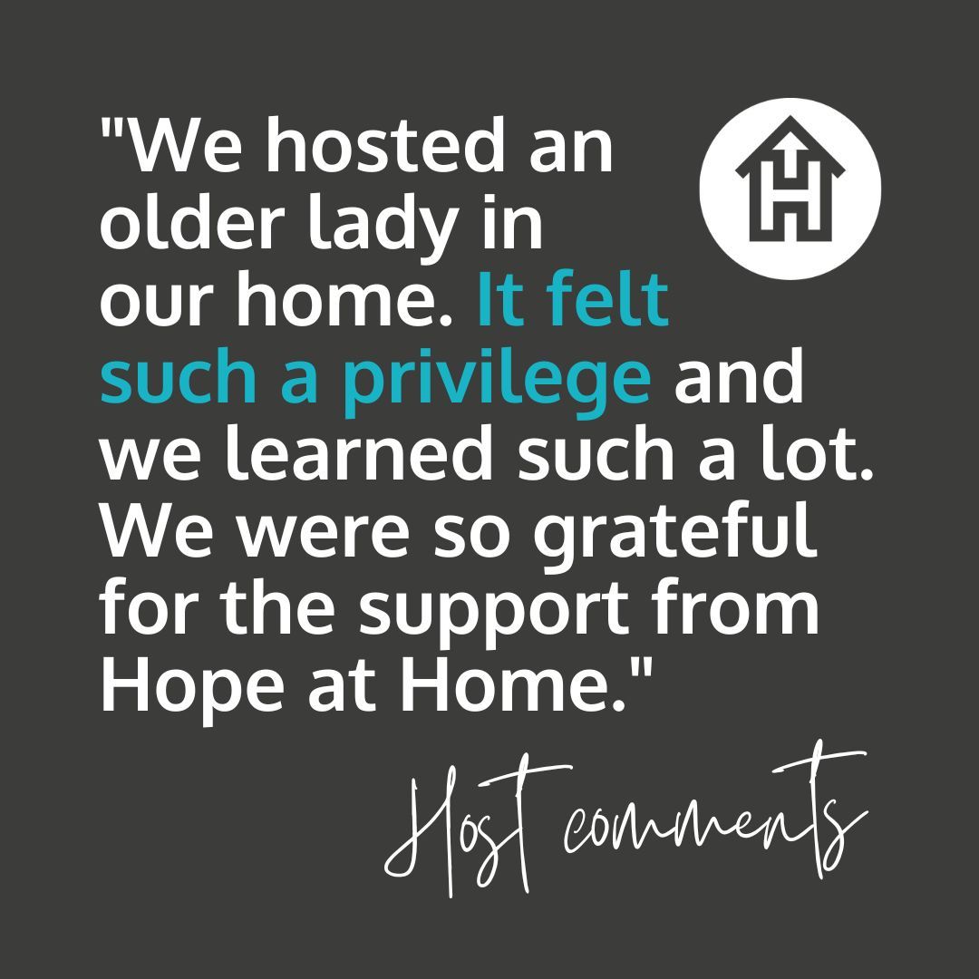 📢 April is #NationalVolunteerMonth! Thanks to all our incredible #hosts and volunteers who dedicate their time and energy to supporting survivors of #modernslavery into safe homes. Here's what our hosts have to say. 💜🩵 Learn about hosting here: buff.ly/3SHU2FZ