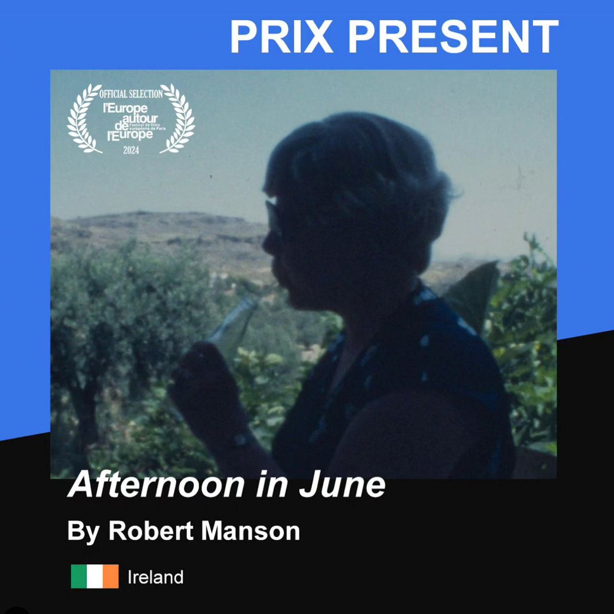 Le cinéaste irlandais @RobertJManson présentera son documentaire « Afternoon in June » au festival L’Europe autour de l’Europe @EvropaFilmAkt ce dimanche. 📍 Le Lincoln, 14 Rue Lincoln, 75008 Paris 📅 7 avril à 14h00 Pour plus d'informations : evropafilmakt.com/section/2024-p…