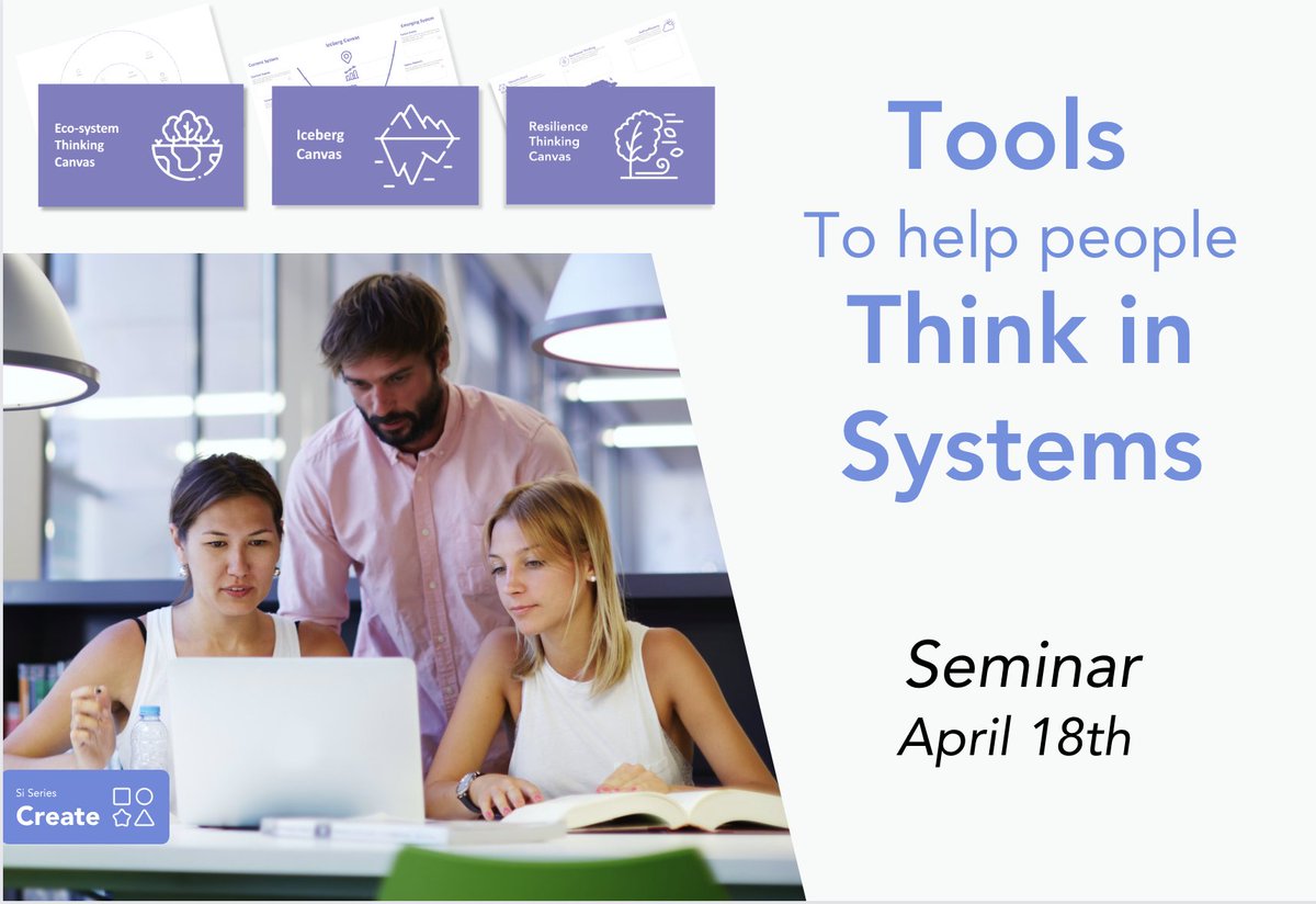 During the 90-minute workshop, we will share with you the full suite of canvases around systems thinking that should be in the systems innovator's toolkit. Full info here: lnkd.in/esQwPaax