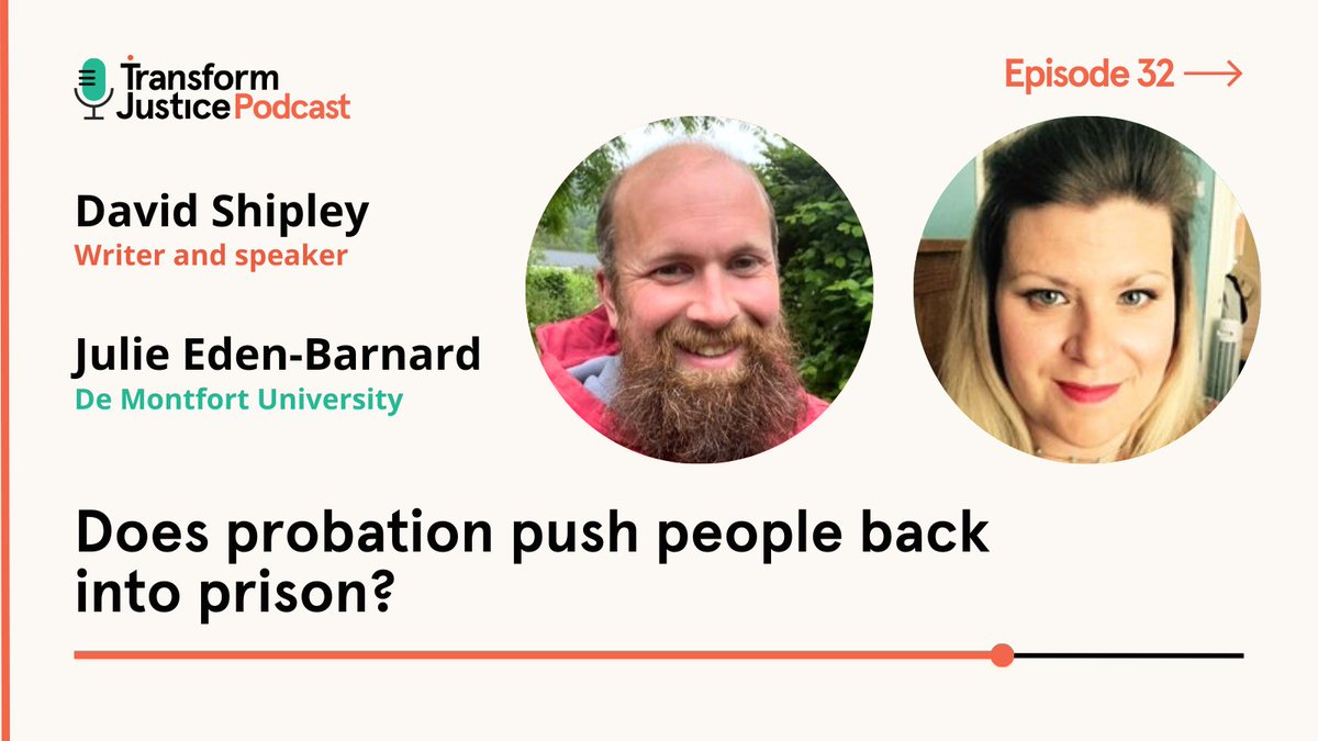 🚨NEW EPISODE🚨 Is the probation system working to reduce reoffending, or is it actually pushing people back into prison? Hosts @PenelopeGibbs2 & @RobRobAllen are joined by @ShipleyWrites & @julie_eden to discuss all things probation. 🎧Listen now! pod.fo/e/22dd8a