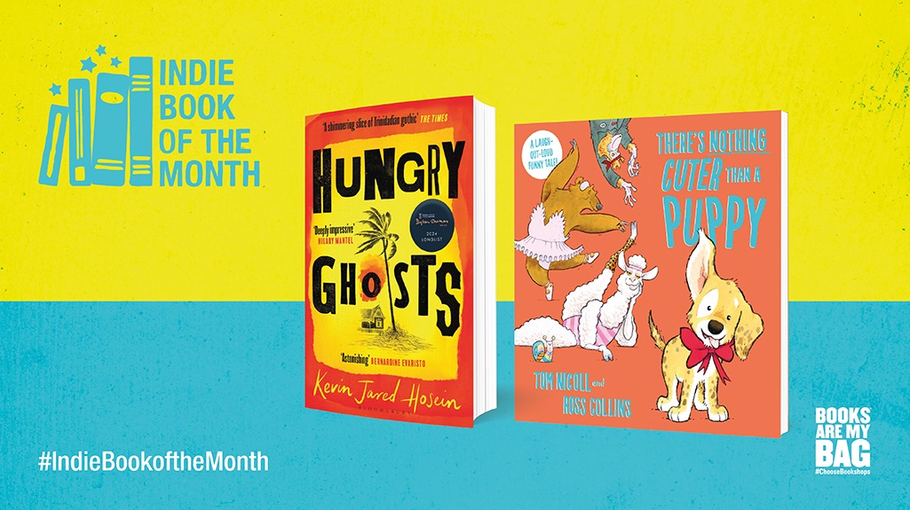 We're happy to share the Indie Books of the Month for April, as chosen by independent bookshops. 📖 Hungry Ghosts by @kevinjhosein 📕 There’s Nothing Cuter Than a Puppy by @TGNicoll and Ross Collins #IndieBookoftheMonth #gardners @booksaremybag @MacmillanKidsUK @BloomsburyBooks