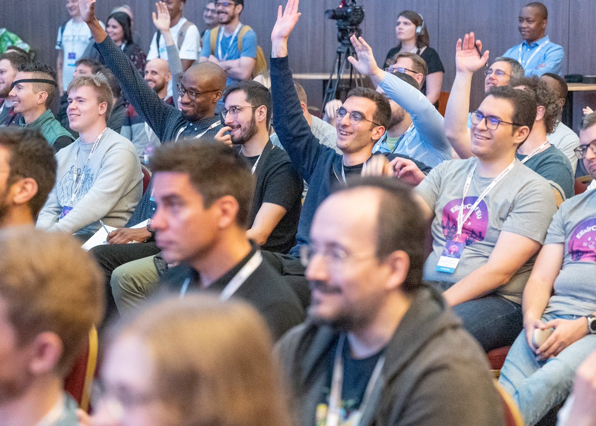 ElixirConfEU's tweet image. 🚀 ElixirConf 2024 is just around the corner! What were your favorite moments from past conferences? Whether it's a standout keynote, training session, or memorable collaboration, let us know your highlights!
Reply below! ⬇️
#ElixirConfEU #myelixirstatus #ElixirCommunity