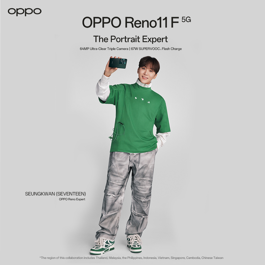OPPOMalaysia's tweet photo. Unleash your charisma like no other with #OPPOReno11F5G and make your portrait stand out 🌟
#LikeEverySnap #OPPOxBSSofSEVENTEEN https://t.co/SZ5wvukWBU