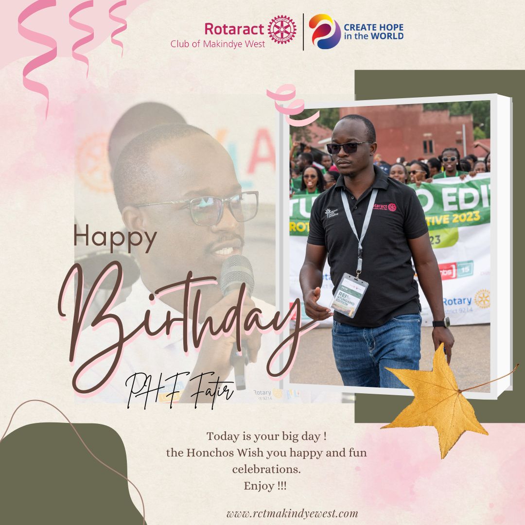 For your leadership, commitment, and dedication to service the Honchos are forever thankful, Happy birthday @Fatir256