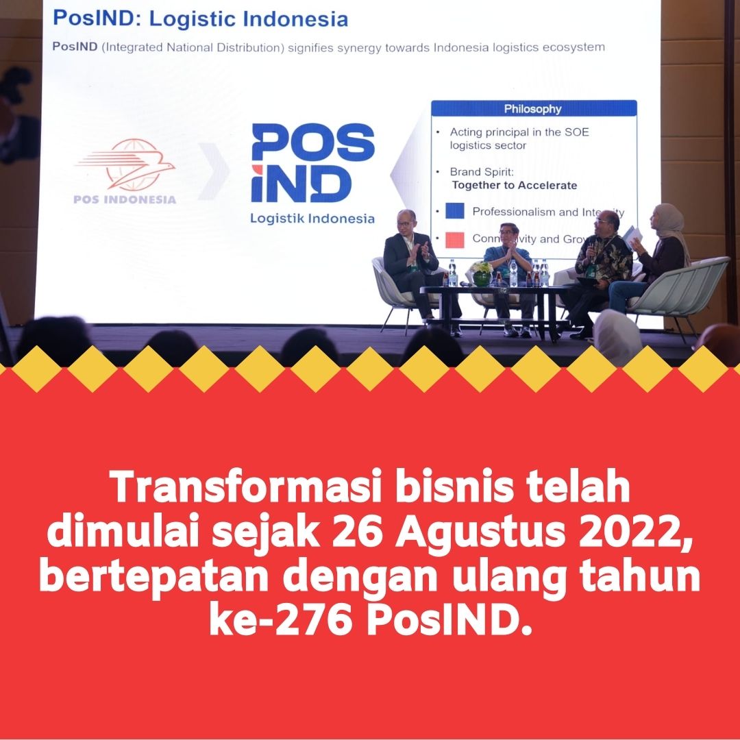 Pada 26 Agustus 2022 di mana telah dimulai transformasi bisnis bertepatan dengan ulang tahun ke 276 #PosIND @PosIndonesia #PosIndonesia