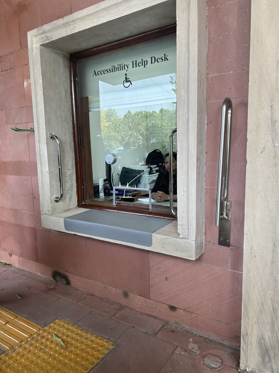 Great to see the Accessibility Help Desk at the Supreme Court today. My first visit after it was launched, made entry way easier for me. Let's make 'single door' the norm for access, not just in courts, but everywhere. Because inclusion isn't a privilege, it's a right.