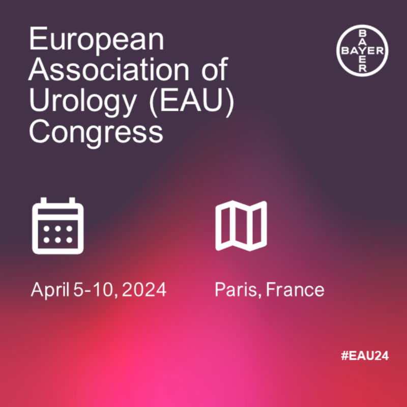 Bayer Oncology will be at #EAU24, sharing 4 abstracts across our #ProstateCancer portfolio! @Uroweb is celebrating the 39th year of EAU with four days of case discussion and debates – and we’re excited to take part! #Urology