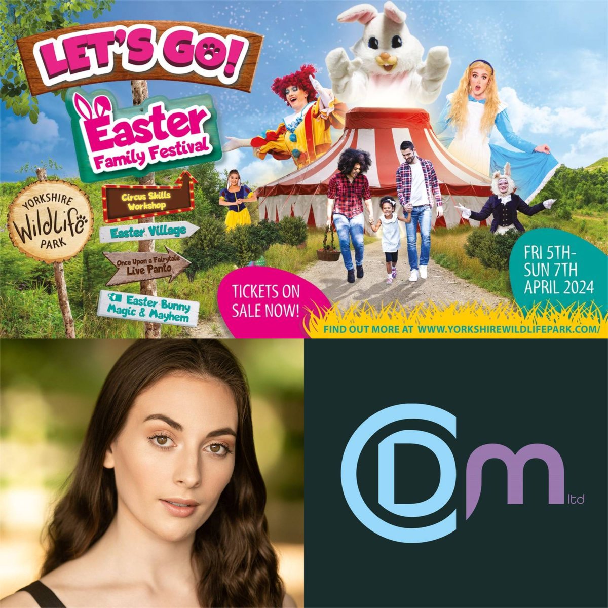 Break a leg to client LAUREN RICHARDSON who appears as a Dancer in Once Upon a Fairytale at Yorkshire Wildlife Park. The Easter pantomime produced by Gary Starr Creative runs until 7 April. @YorkshireWP @GStarrCreative