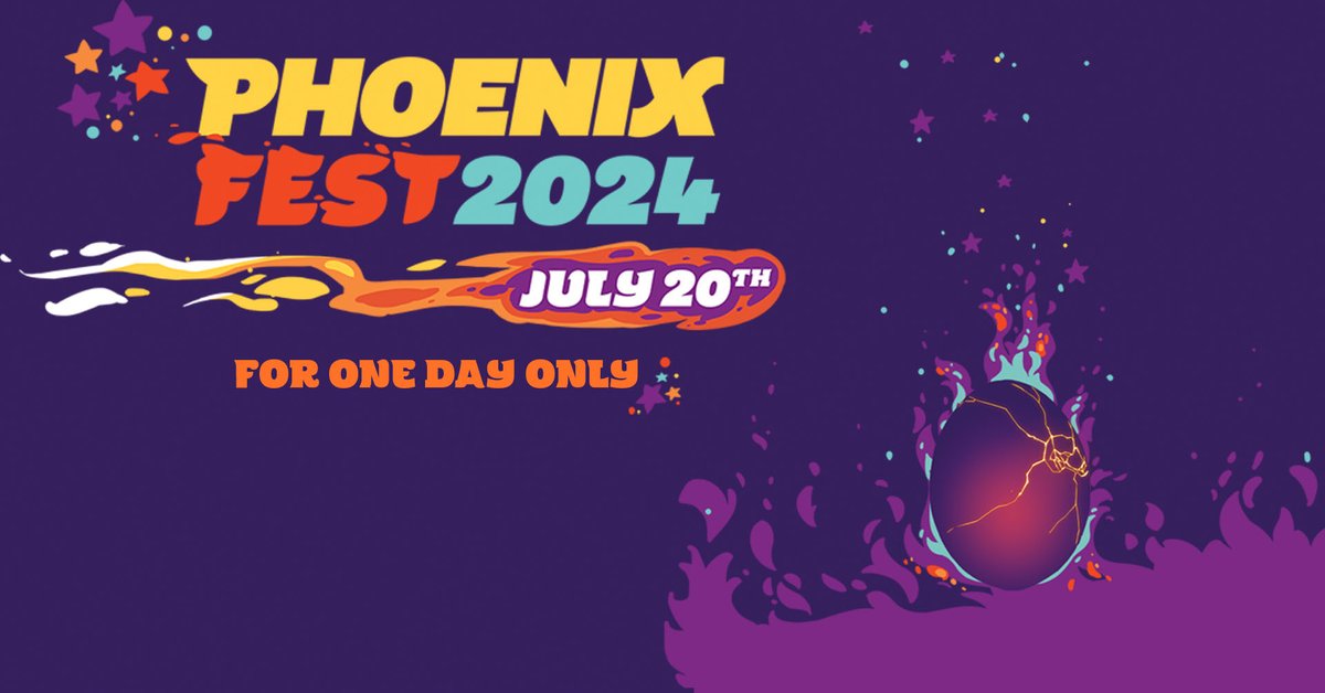 ✨SAVE THE DATE!✨ Phoenix Fest 2024 - July 20th ⏰ More information coming soon!