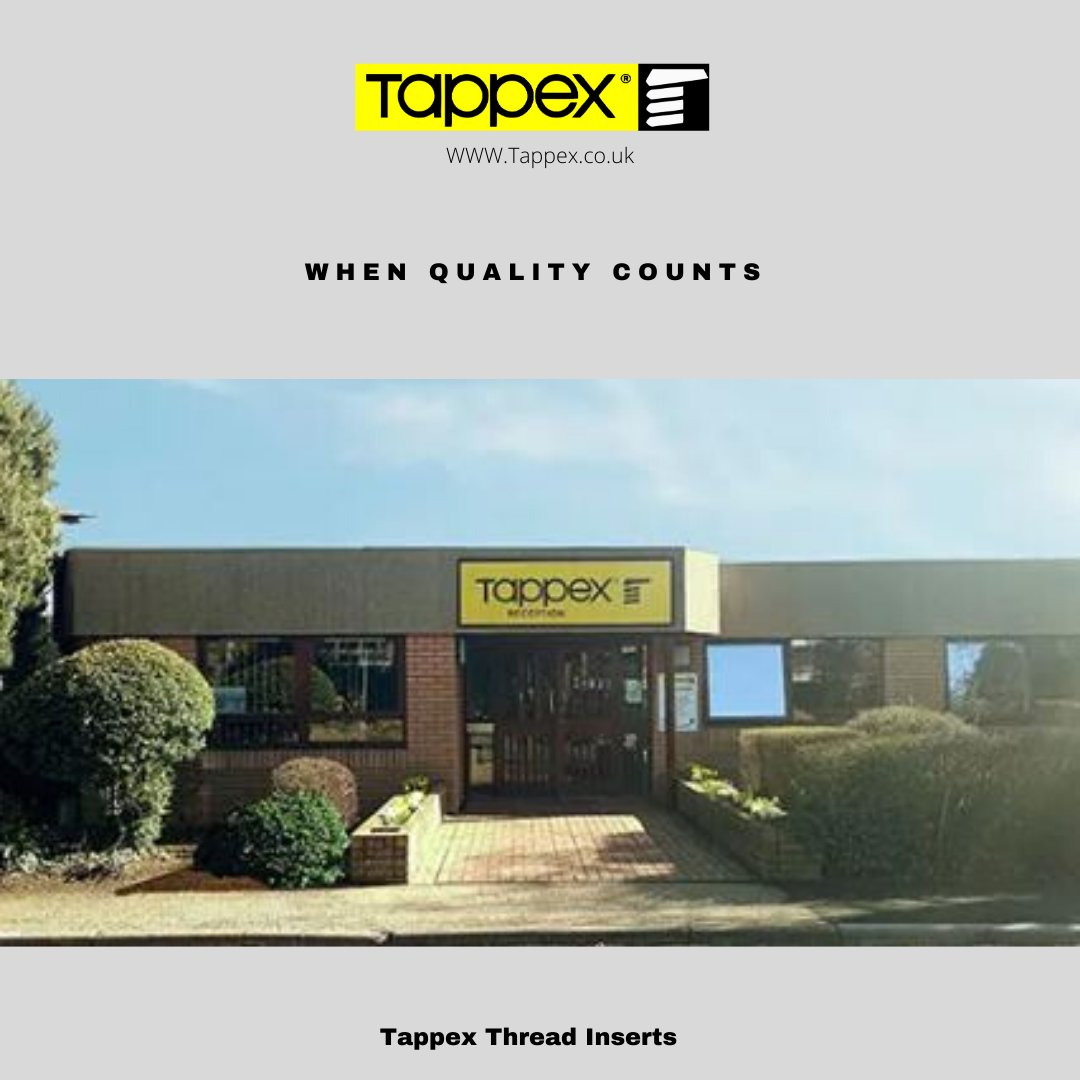 Tappex are celebrating 67 Years of UK Manufacturing this year. If you need a long-established and trusted supplier for your thread inserts #fasteners - Talk to Tappex bit.ly/377ZTeB
