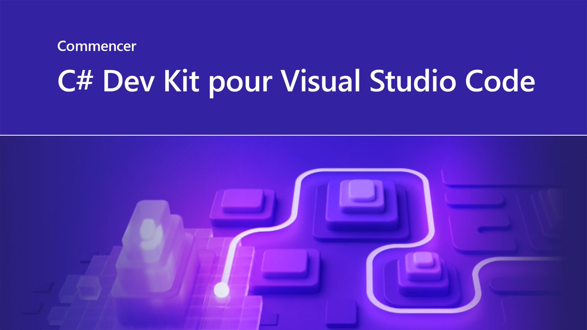 Apprenez à utiliser le kit de développement C# pour Visual Studio Code. Obtenez des détails et téléchargez le kit de développement C# depuis le Visual Studio Marketplace : msft.it/6010cImqu #VScode #dotNET #OpenSource