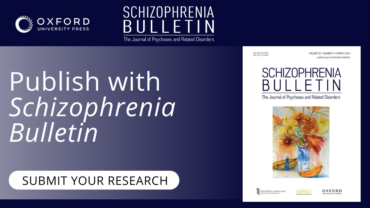 Calling all #SIRS2024 attendees! Publish your research with Schizophrenia Bulletin and benefit from the expertise of a distinguished editorial board and #openaccess options. Submit your work today: oxford.ly/4aIEoQB @SchizBulletin