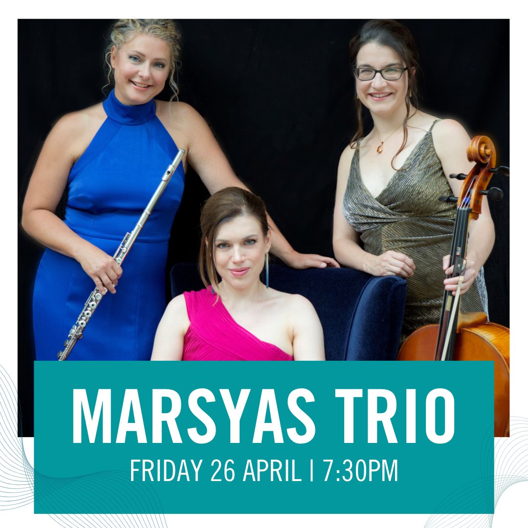 MARSYAS TRIO | FRI 26 APRIL | 7:30PM The second visit from our amazing Ensemble in Residence! The Marsyas Trio will be performing an invigorating selection of works by Beethoven, Beach, Crumb, and Finnissy. concerts.leeds.ac.uk/events/marsyas… @MarsyasTrio @leedsunimusic @LeedsUniAHC