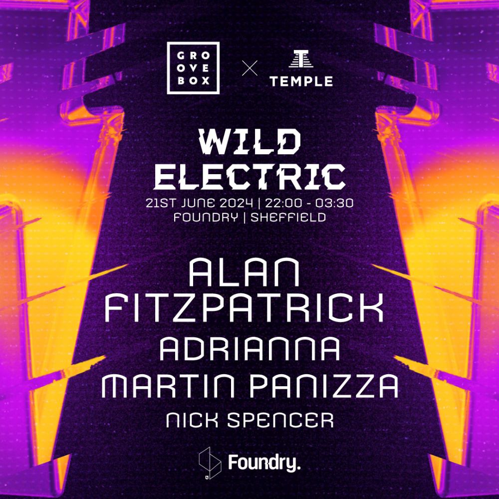 On Sale Now! Coming to Foundry Sheffield on the 21st June We Are Groove Box Present: Wild Electric with Alan Fitzpatrick Get your Tickets NOW ➡️ foundry.seetickets.com/event/wild-ele…