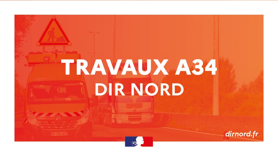 🚧Restrictions DIR Nord sur l'A34, secteur de Villers Semeuse du 8 au 19 avril 2024.

Des neutralisations de voies sont prévues. 

👉Plus d'informations : dir.nord.developpement-durable.gouv.fr/restrictions-a…

#DIRNord #A34 #Villerssemeuse #travaux