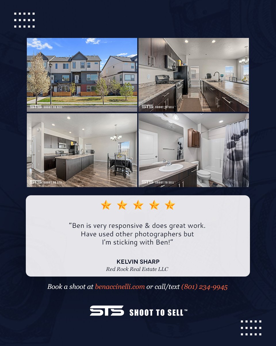 Client satisfaction is our top priority! We are grateful for the trust our clients have.

For more details on our services, give us a call at (801) 234-9945 or visit our website: shoottosellmarketing.com #shoottosell #utahrealestate #utahhomes #utahrealtor #realestatephotographer