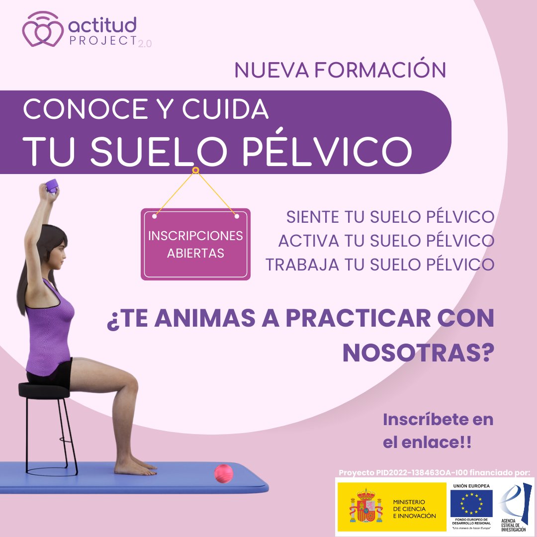 ¡ÚLTIMOS DÍAS para el primer seminario!🚀💜
Conoceremos y sentiremos nuestro suelo pélvico, ¿te animas?
ONLINE, GRATUITO, PARA MUJERES DEPORTISTAS

Entra en el enlace, rellena el cuestionario previo e inscríbete en los 3 seminarios:
form.jotform.com/240695809517366