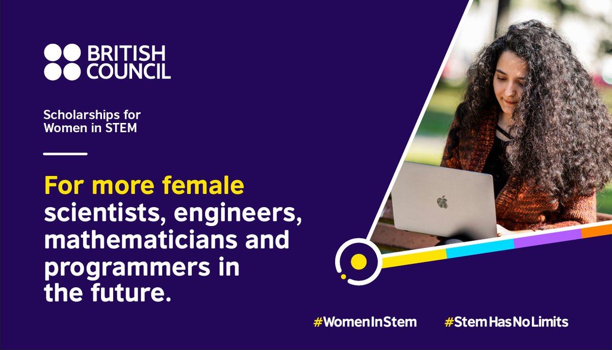 According to UNESCO, less than 30% of researchers worldwide are women, and only 30% choose STEM fields. Use your Science, Technology, Engineering or Maths expertise to study a UK master's degree with our Women in STEM scholarships. * Criteria apply: britishcouncil.org/study-work-abr…