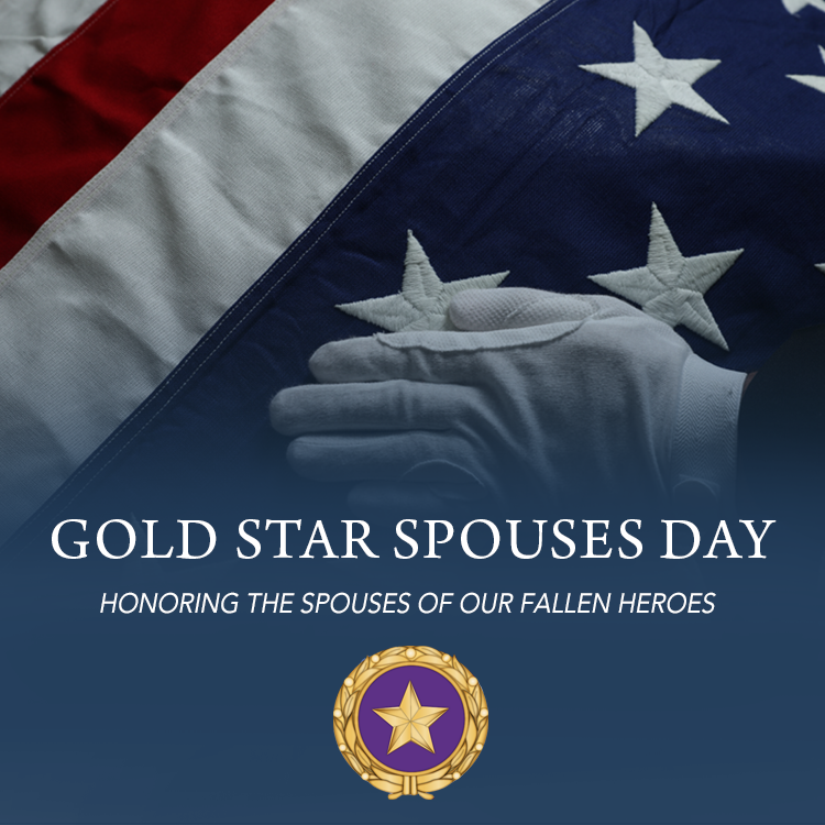 Today, we honor and recognize the strength and sacrifice of Gold Star Spouses. Their resilience and courage in the face of unimaginable loss is truly inspiring. #GoldStarSpousesDay