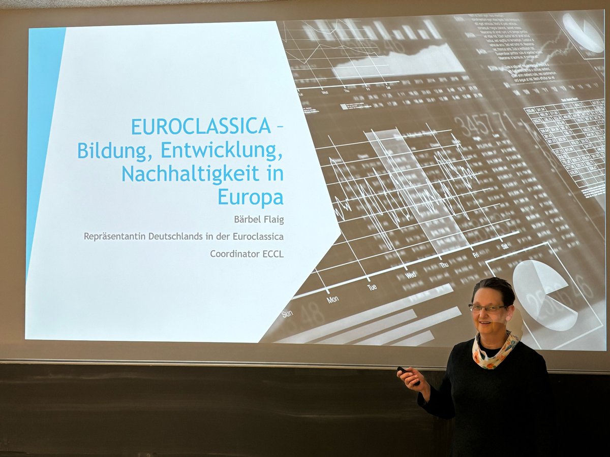 More Euroclassica at the DAV, Wuppertal, 4 April 2024. Thank you, Bärbel, for a superb presentation of our organisation. @Classical_Assoc @classicsforall @seecmadrid @RomAthen @Cnarela1 @StevenHuntClass